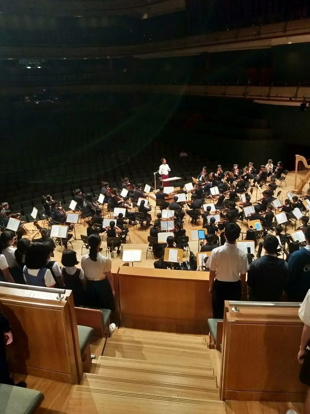 Ensaiando em Singapura 