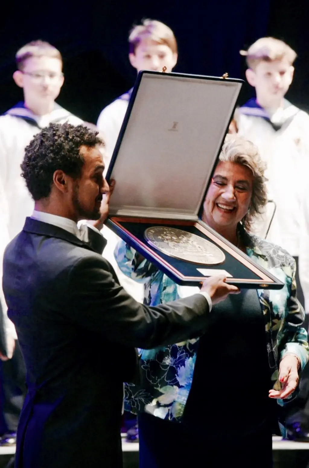 Placa de Cidadão Honorário de Viña del Mar no Chile