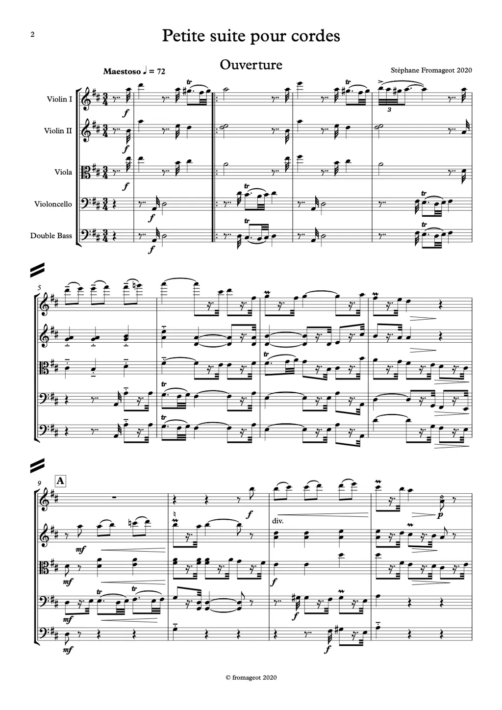 64a5926c293d1749754d8977_Petite Suite pour cordes 2020 - Full Score 08122021 First Page