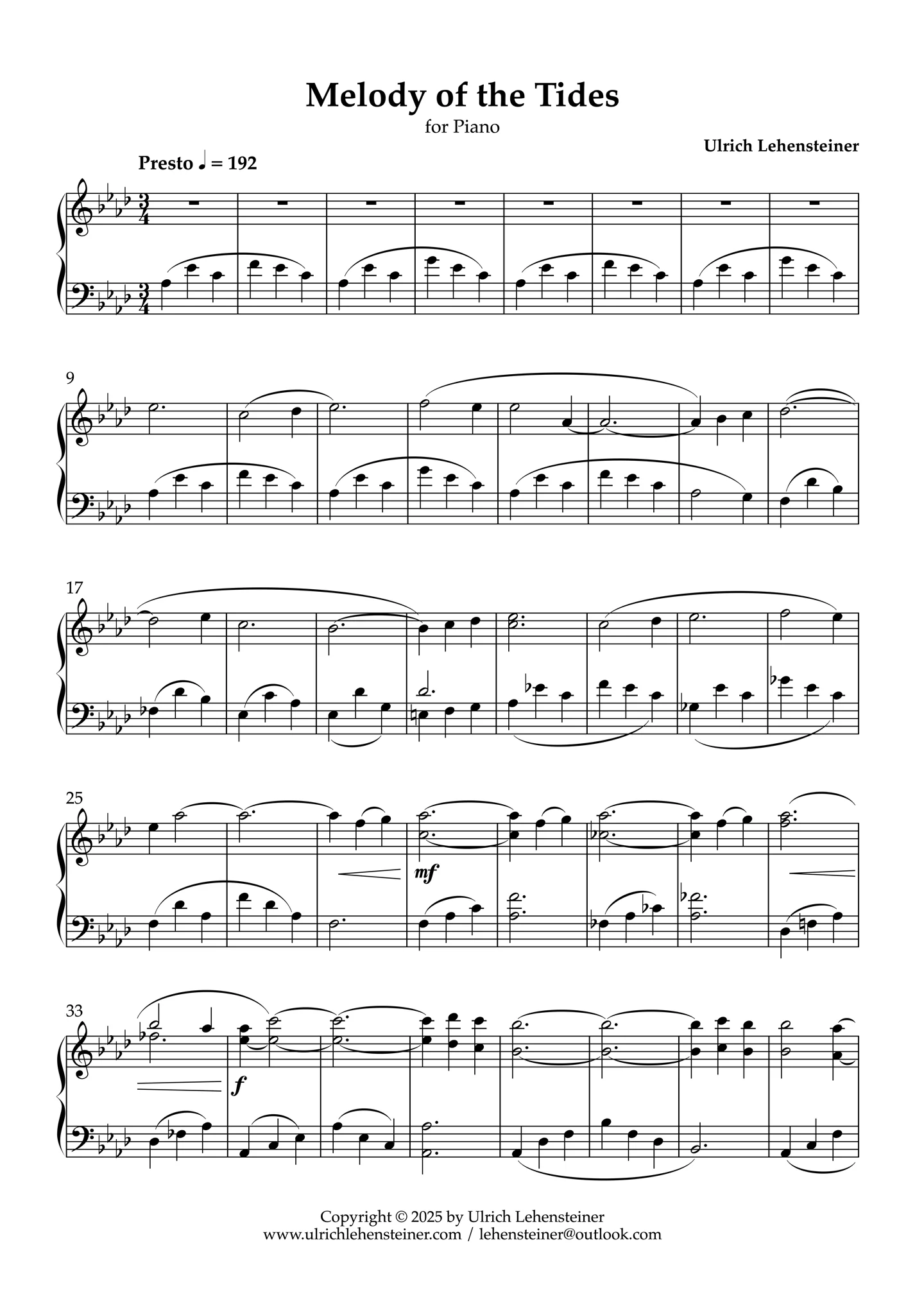 Melodie einfach - Full Score