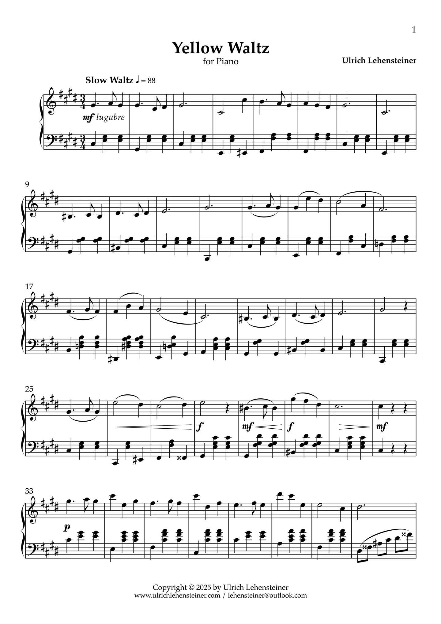 Yellow Waltz