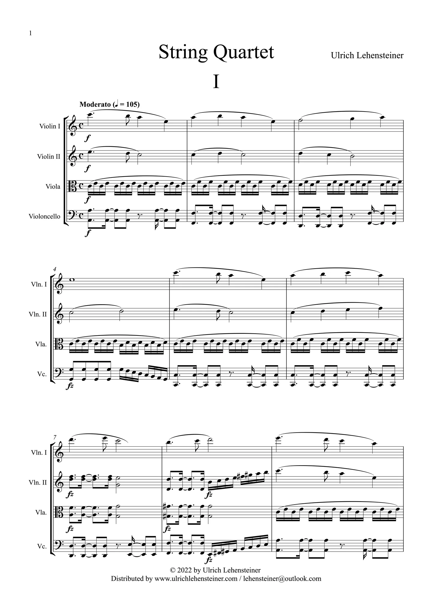 Streichquartett cover 1