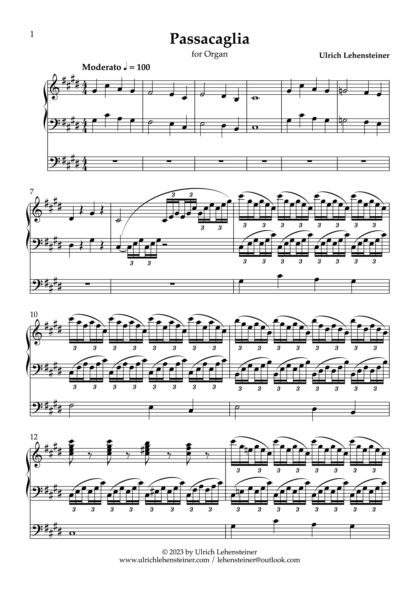 Passacaglia cover 1