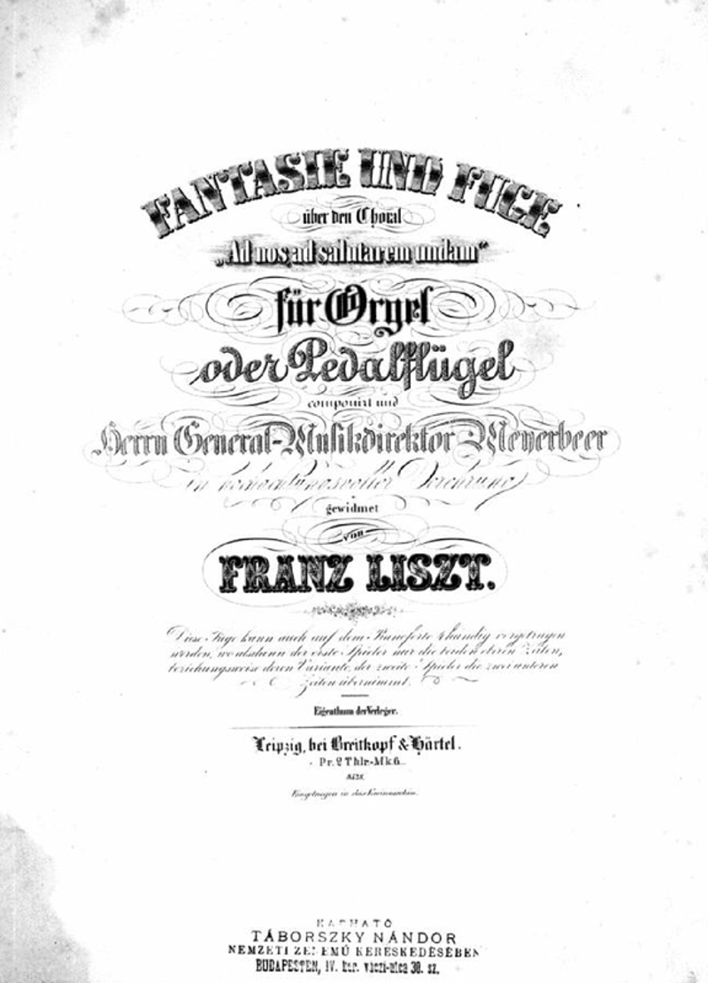 Liszt Ad nos